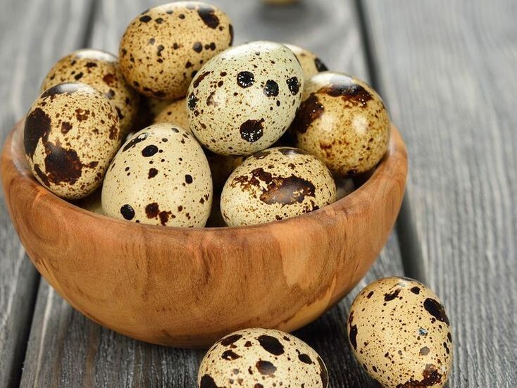 Quail egg fyrir styrkleika