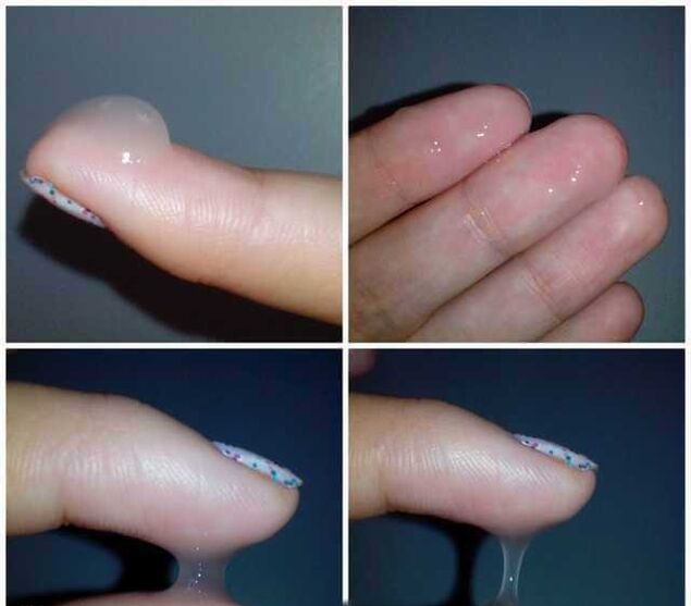 forsæðisvökvi karlmanns við örvun